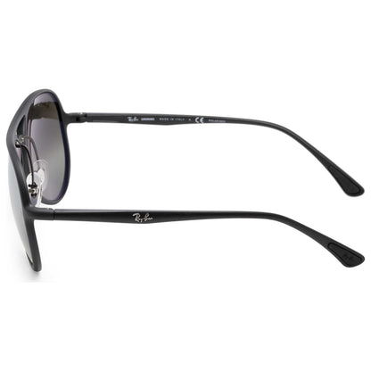 Left view of Ray-Ban Designer Men's Sunglasses RB4320CH-601S5J58