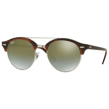 Front view of Ray-Ban Clubround Men's Sunglasses RB434662519J51