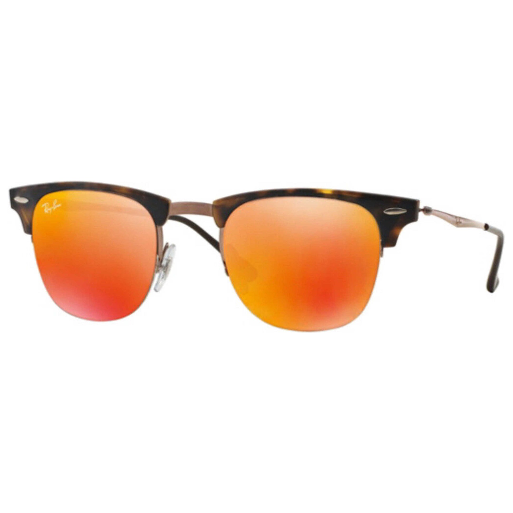 Front view of Ray-Ban Clubmaster Men's Sunglasses RB80561756Q51