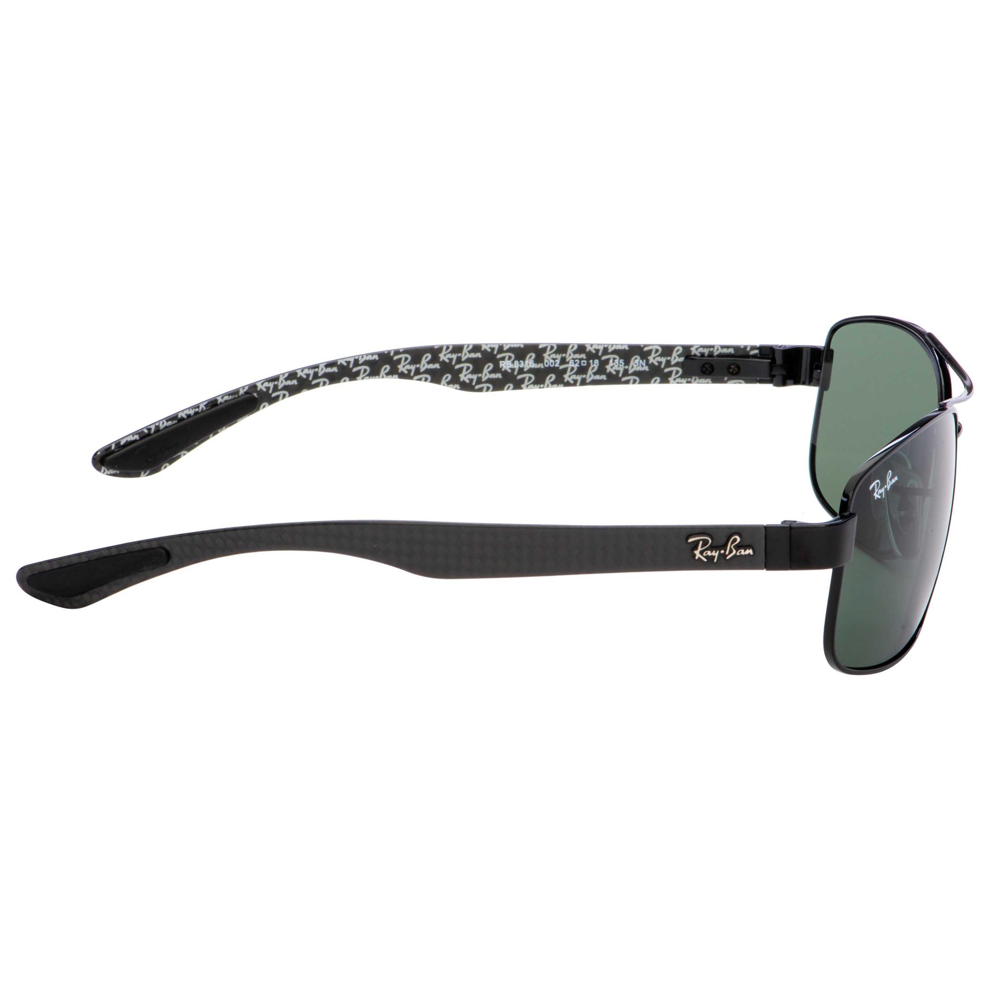 Left view of Ray-Ban Fashion Men's Sunglasses RB8316-002-62