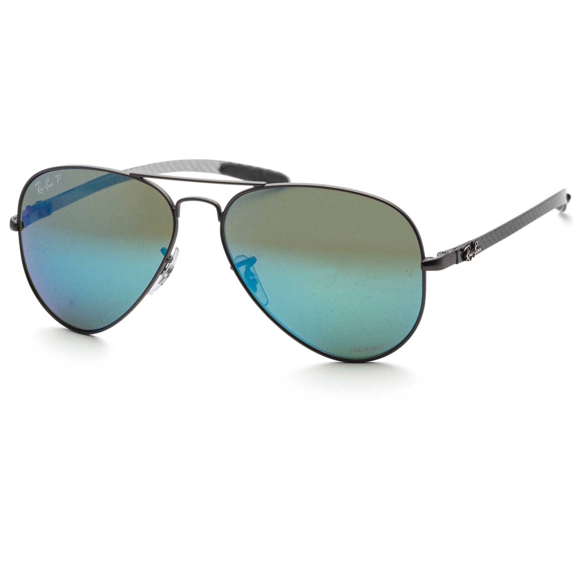 Front view of Ray-Ban Chromance Men's Sunglasses RB8317CH-029-A158