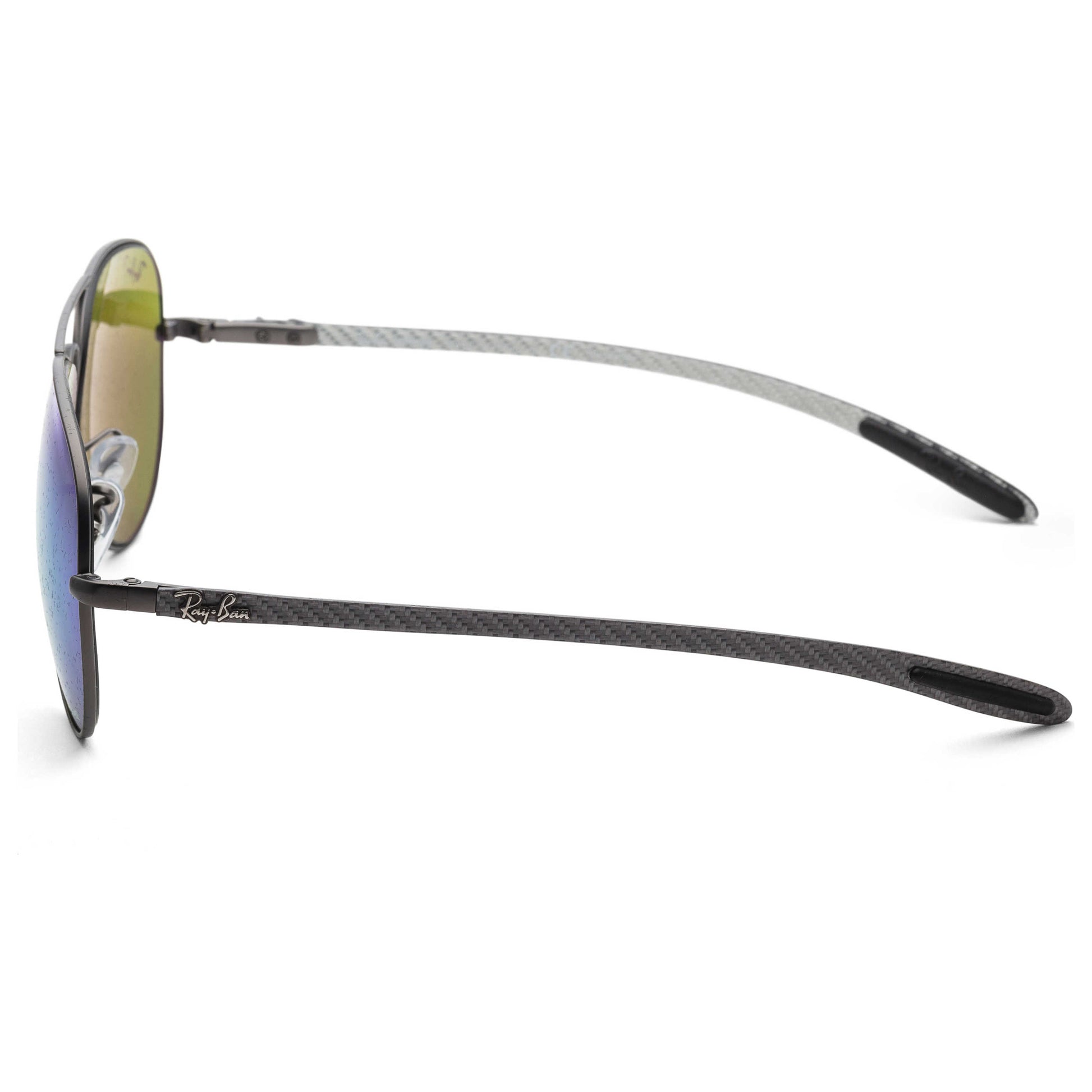 Left view of Ray-Ban Chromance Men's Sunglasses RB8317CH-029-A158