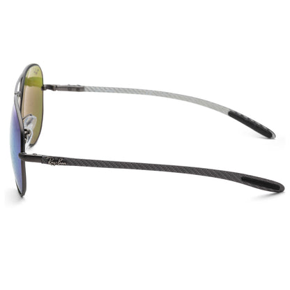 Left view of Ray-Ban Chromance Men's Sunglasses RB8317CH-029-A158