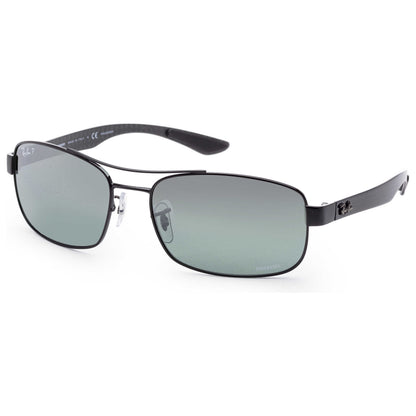 Front view of Ray-Ban Chromance Men's Sunglasses RB8318CH-002-5L62