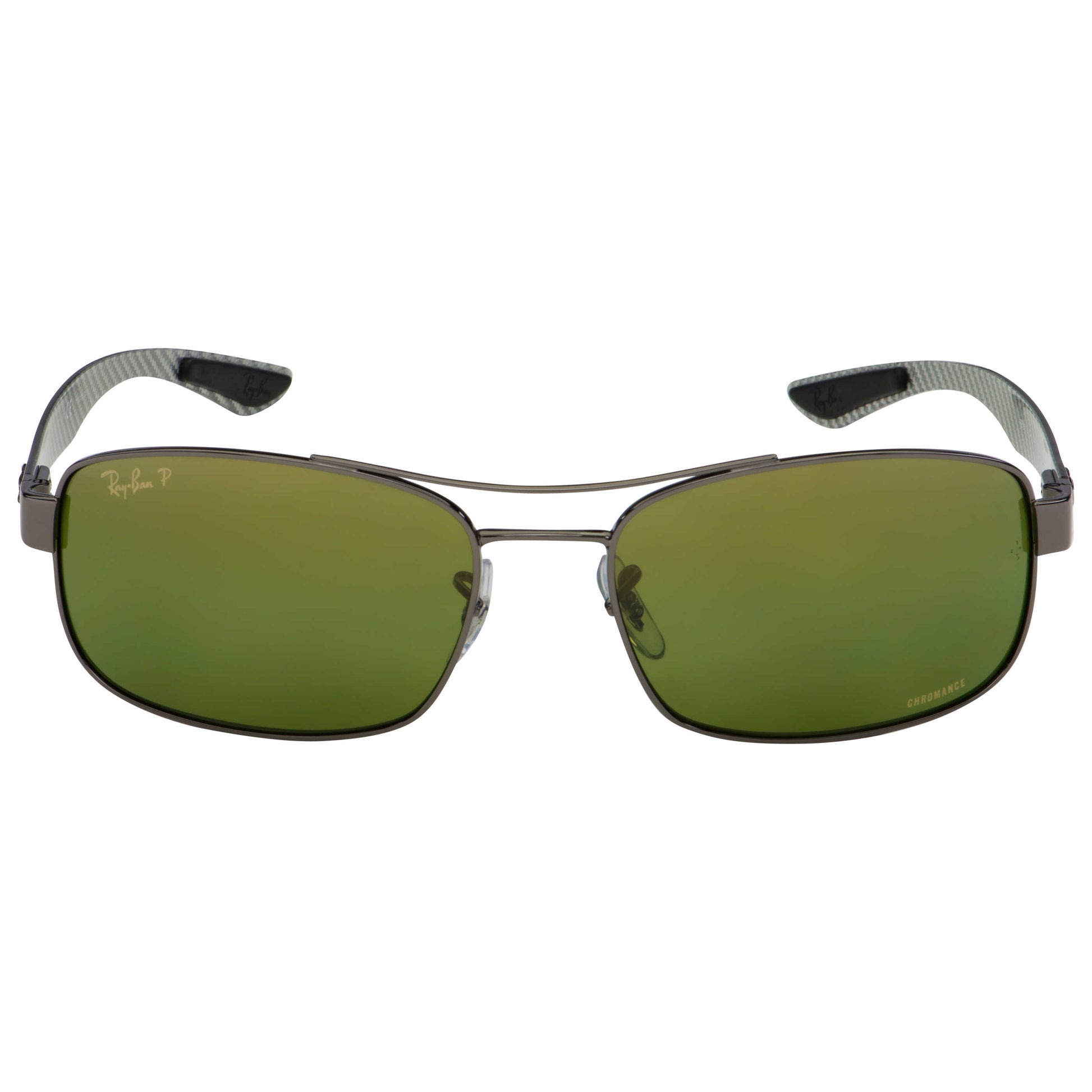 Back view of Ray-Ban Chromance Men's Sunglasses RB8318CH-004-6O