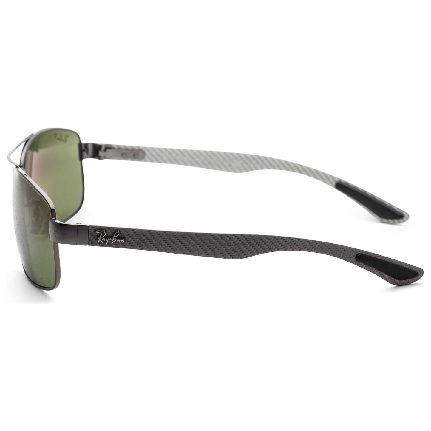 Left view of Ray-Ban Chromance Men's Sunglasses RB8318CH-004-6O