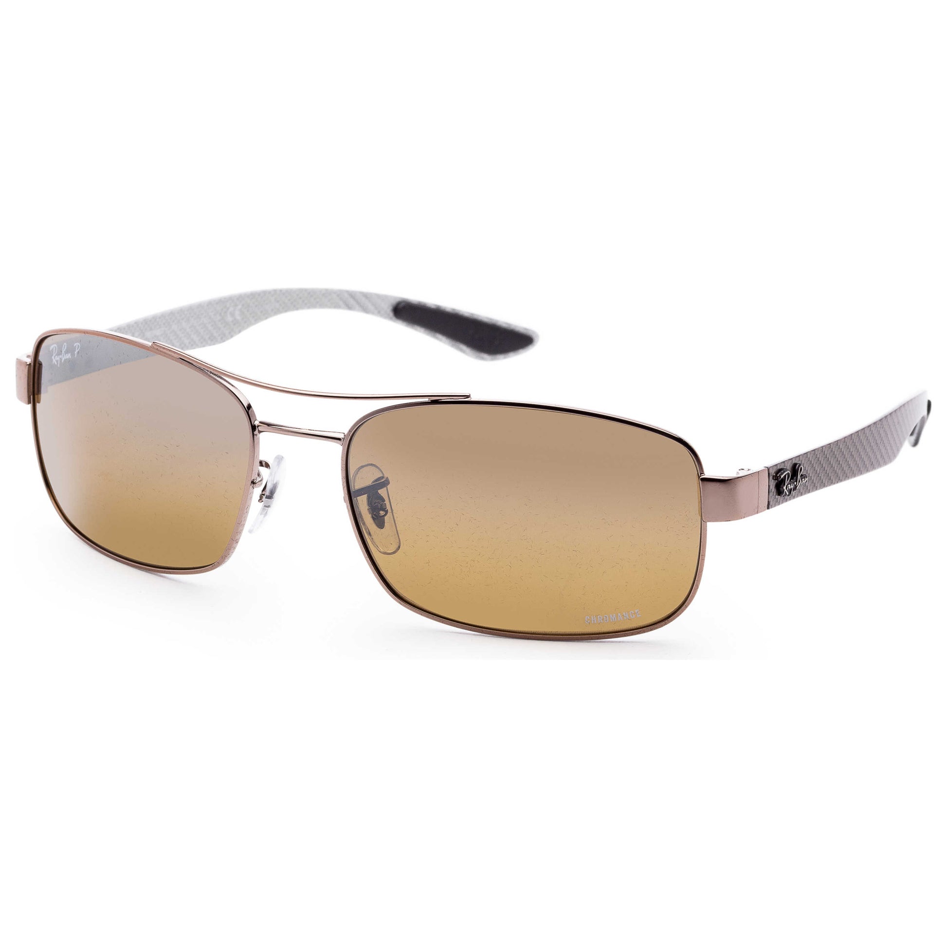 Front view of Ray-Ban Chromance Men's Sunglasses RB8318CH-121-A262