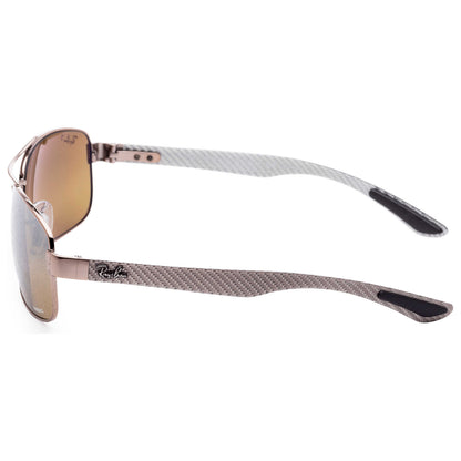 Left view of Ray-Ban Chromance Men's Sunglasses RB8318CH-121-A262