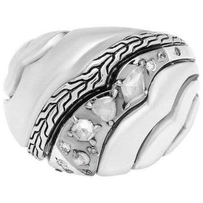 Front view of John Hardy Elegant Women's Ring RBP440172MDIX6