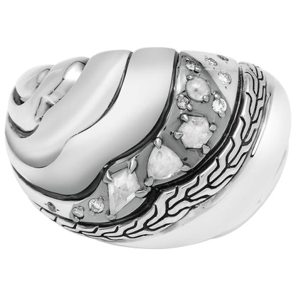 Front view of John Hardy Elegant Women's Ring RBP440172MDIX7