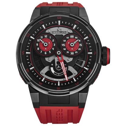 Front view of Rebellion Predator 2.0 Men's Automatic Watch RBPR2REG.TBBKRD