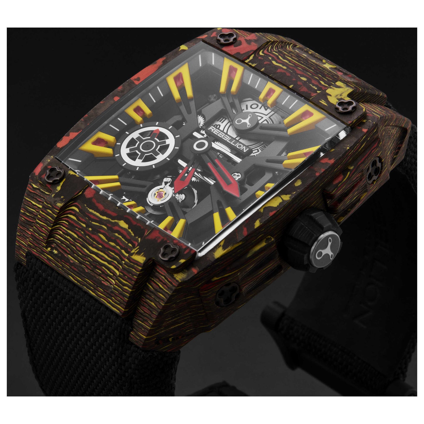 Rebellion Re-Volt Men's Manual-Wind Watch RBREV3H.CA.LBN - Image #4