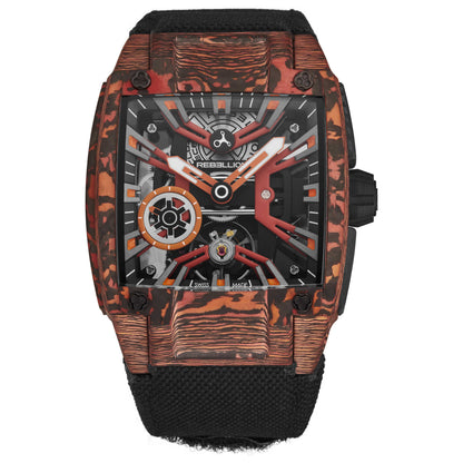 Front view of Rebellion Re-Volt Men's Manual-Wind Watch RBREV3H.CA.MAV