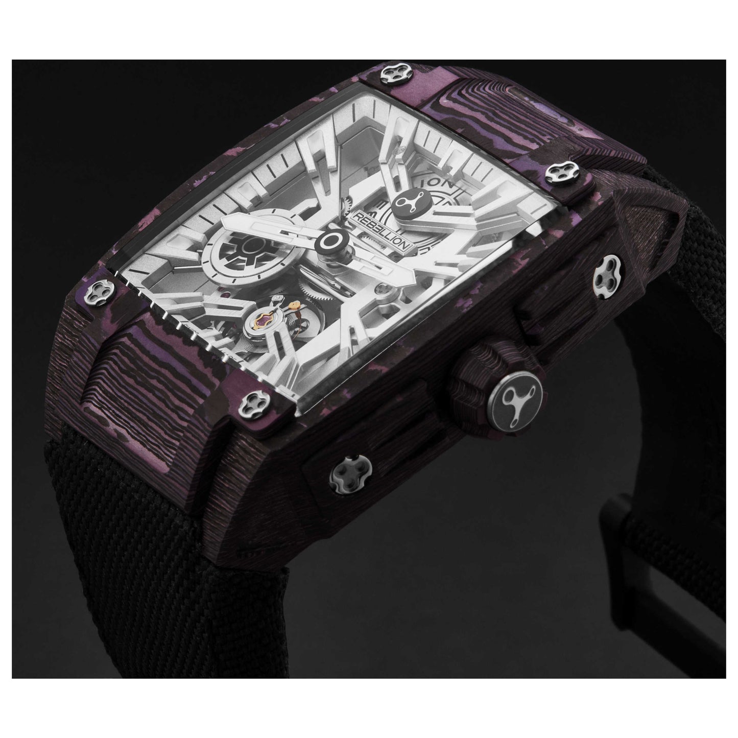 Rebellion Re-Volt Men's Manual-Wind Watch RBREV3H.CA.PUH - Image #4