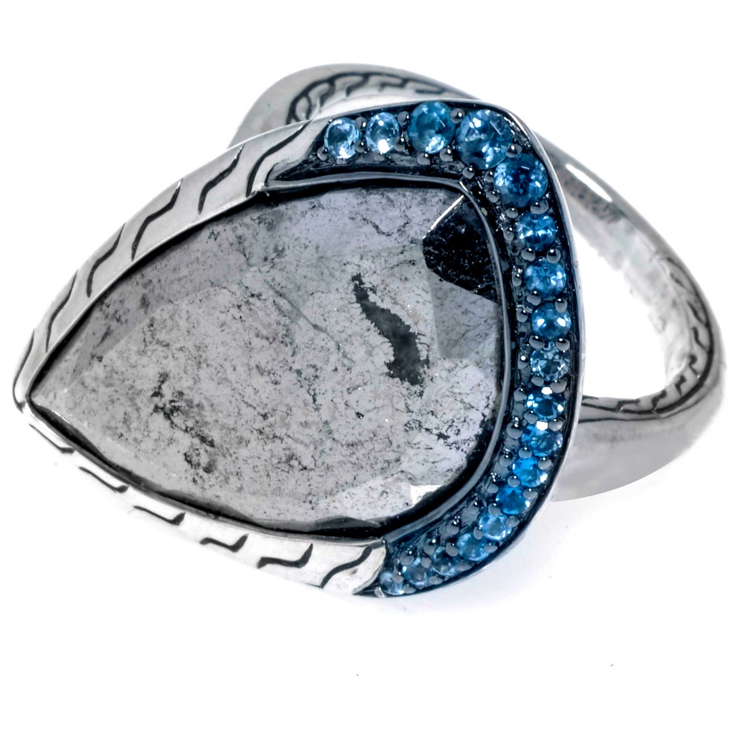 Front view of John Hardy Elegant Women's Ring RBS903581MBTSCCX7
