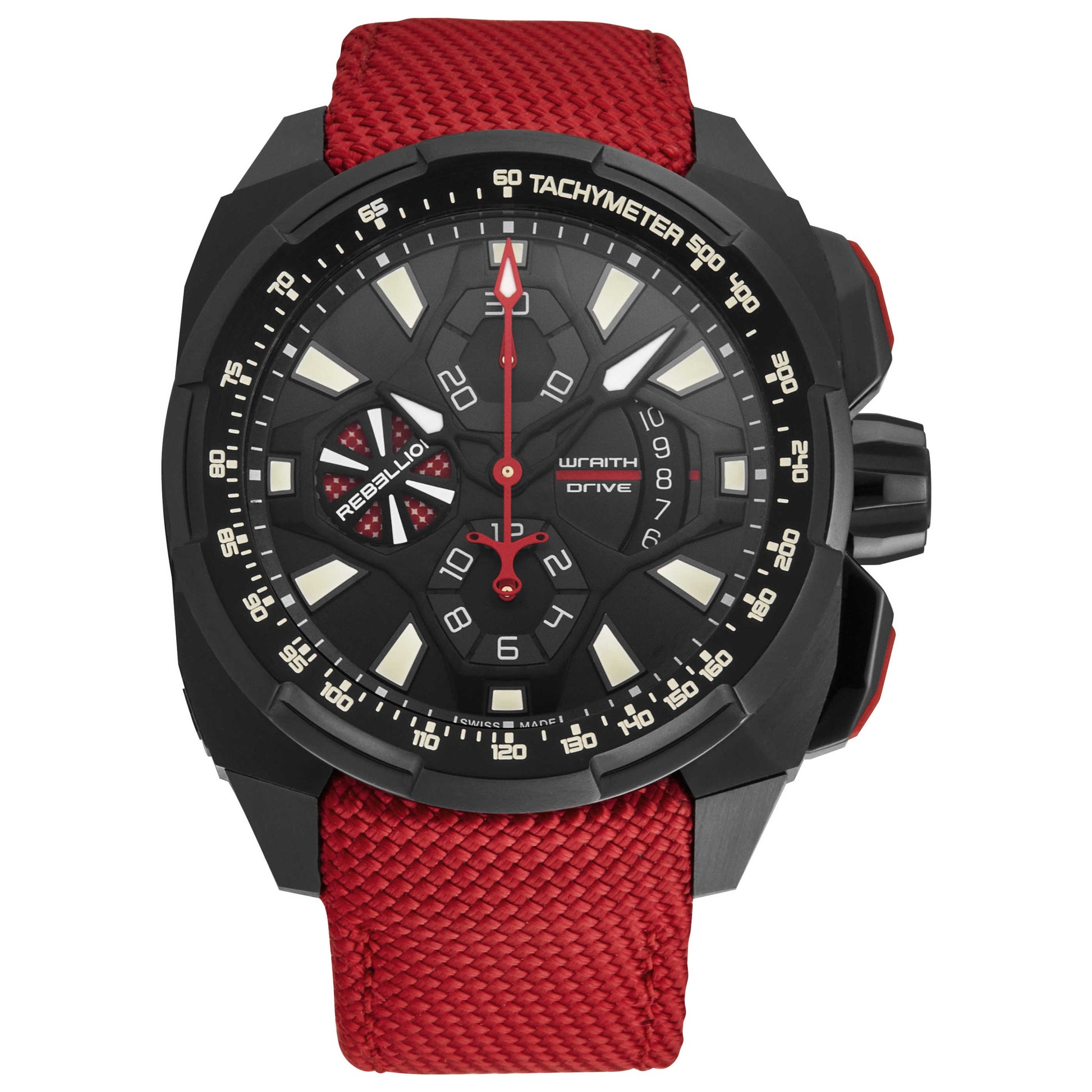 Front view of Rebellion Wraith Men's Automatic Watch RBWRCH.TB.T05