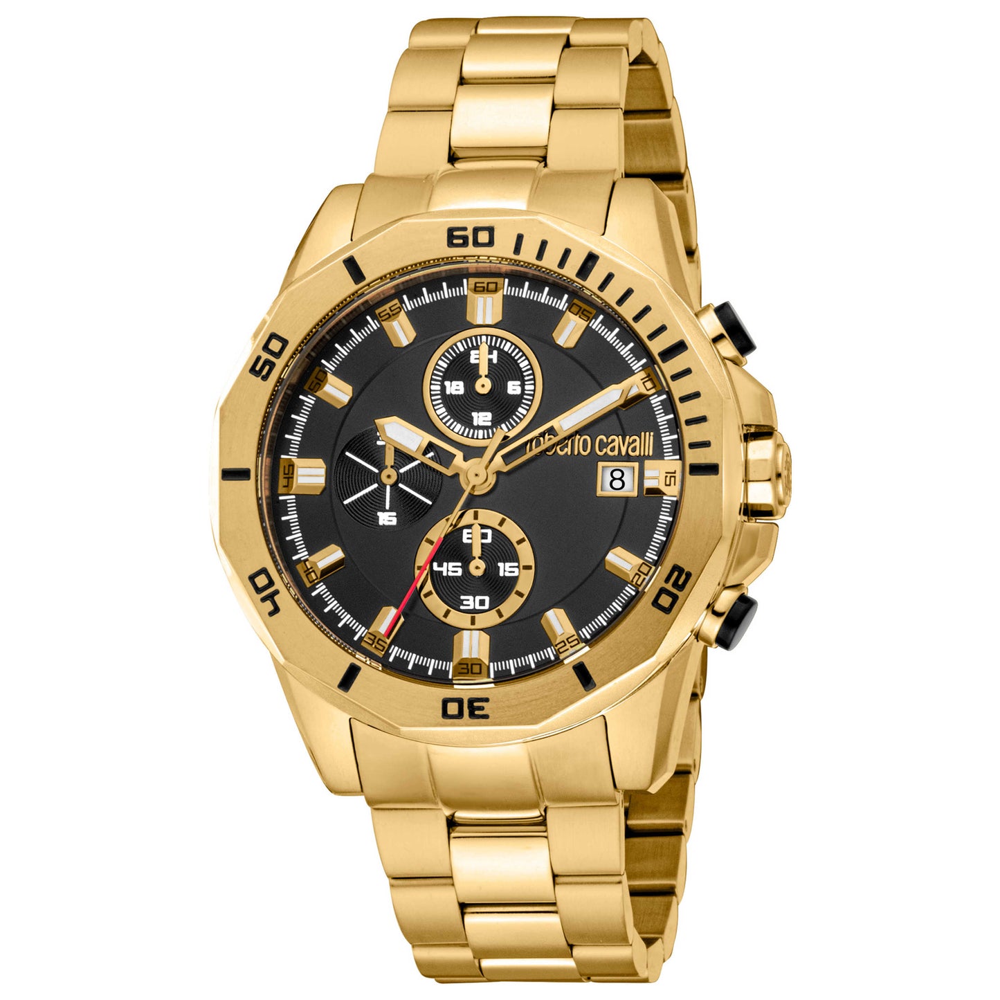 Front view of Roberto Cavalli Classic Men's Quartz Watch RC5G109M0075
