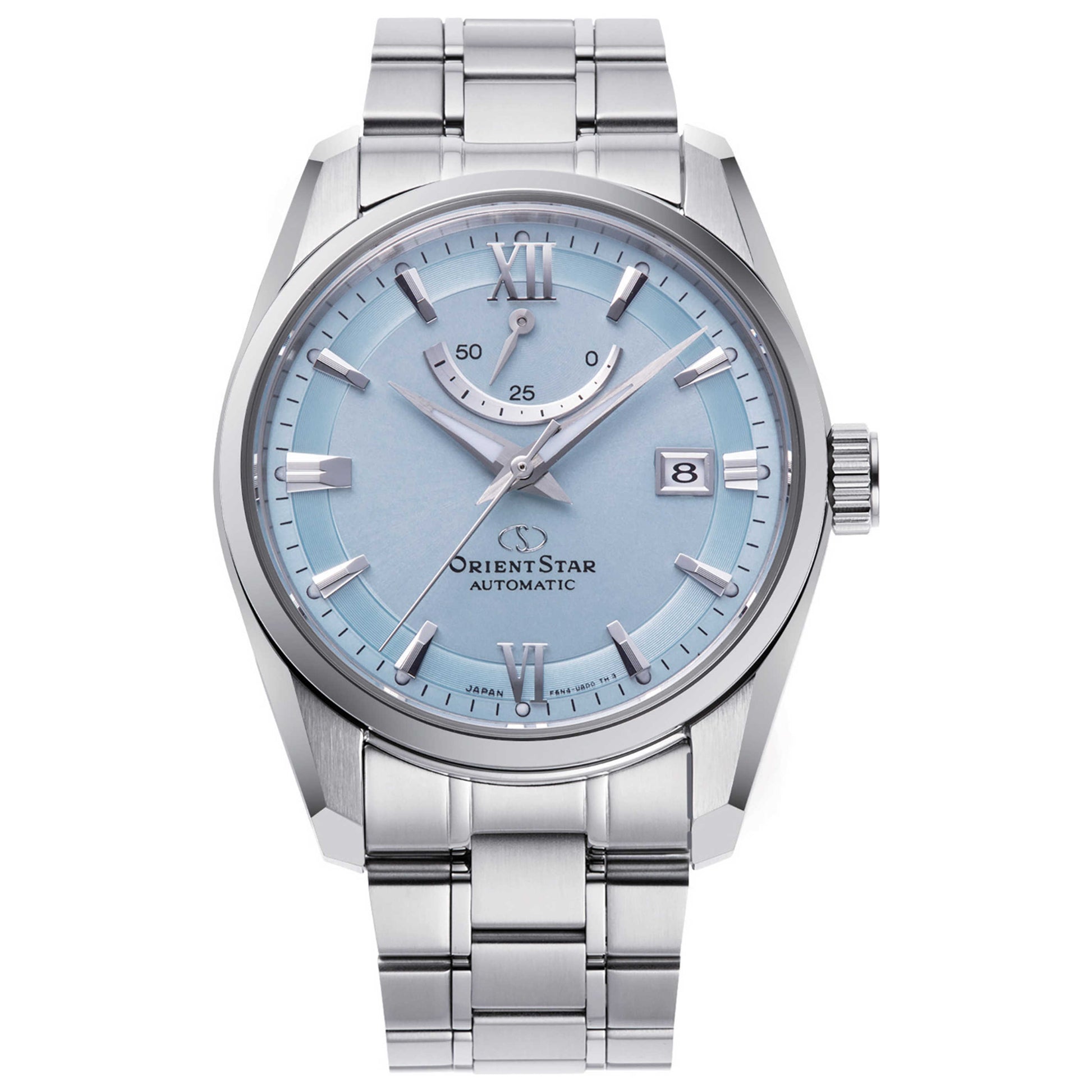 Front view of Orient Star Contemporary Unisex Automatic Watch RE-AU0109L00B