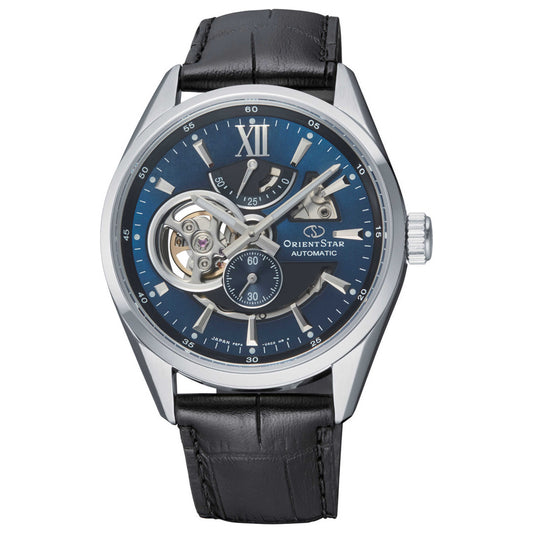 Front view of Orient Star Contemporary Modern Skeleton Men's Automatic Watch RE-AV0005L00B