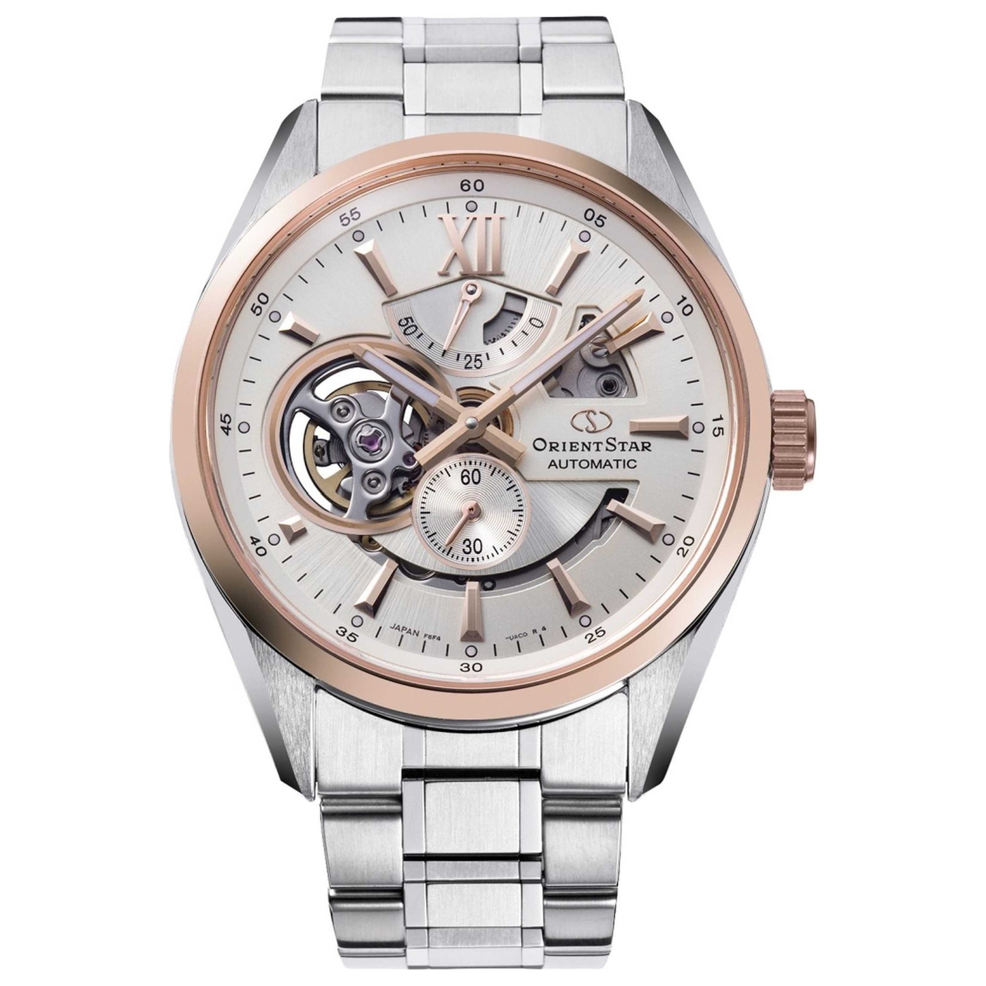 Front view of Orient Star Contemporary Men's Automatic Watch RE-AV0123G00B