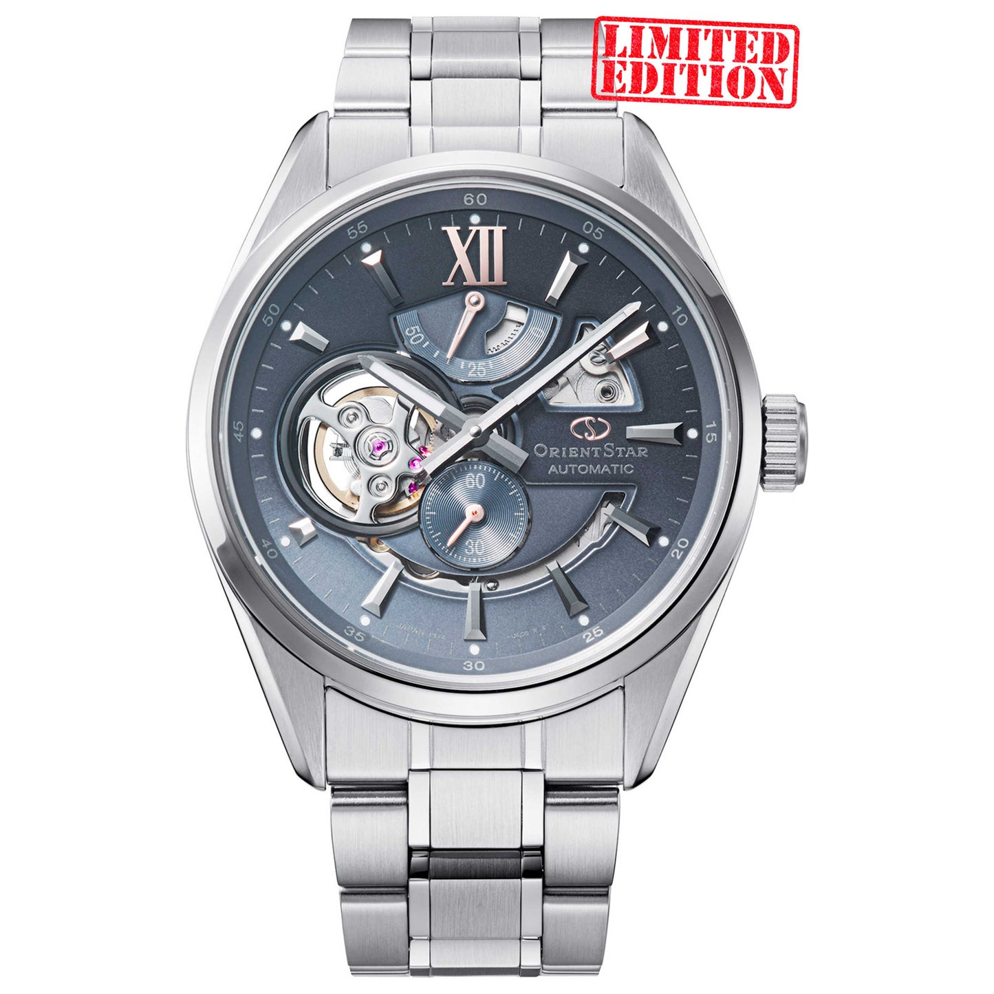 Front view of Orient Contemporary Modern Men's Automatic Watch RE-AV0132L00B