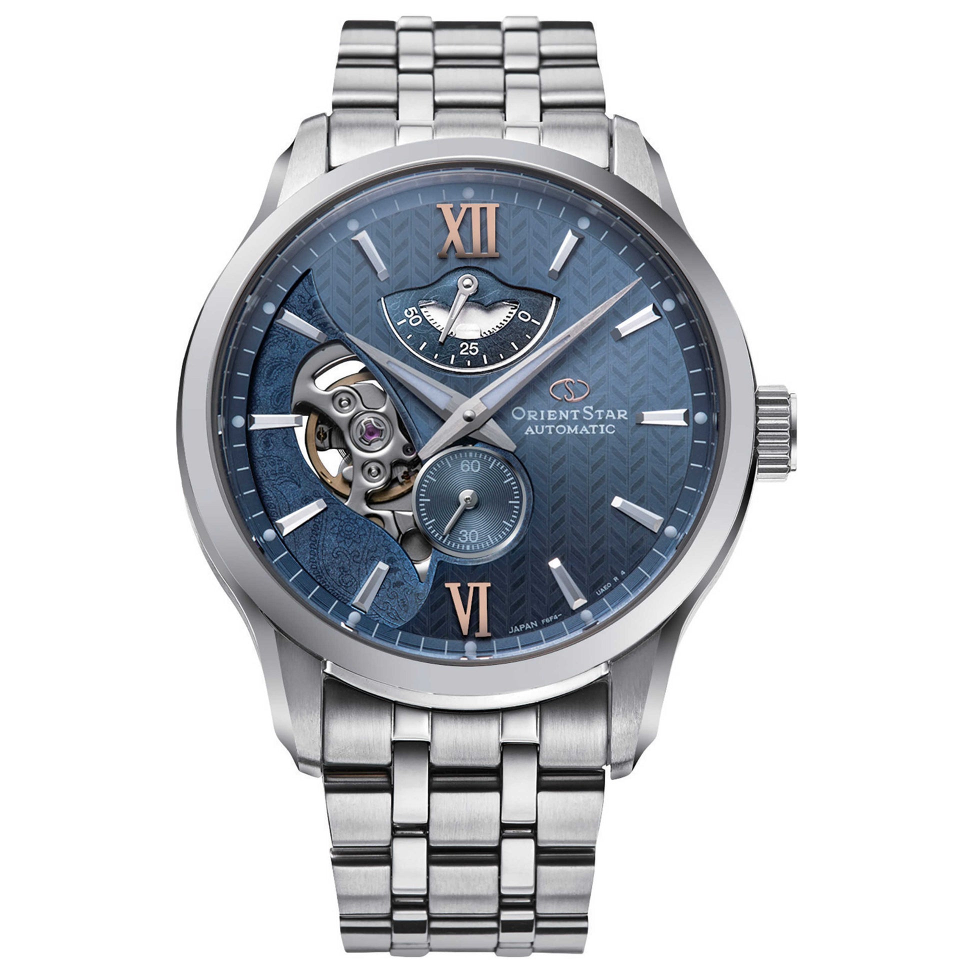 Front view of Orient Contemporary Layered Men's Automatic Watch RE-AV0B08L00B