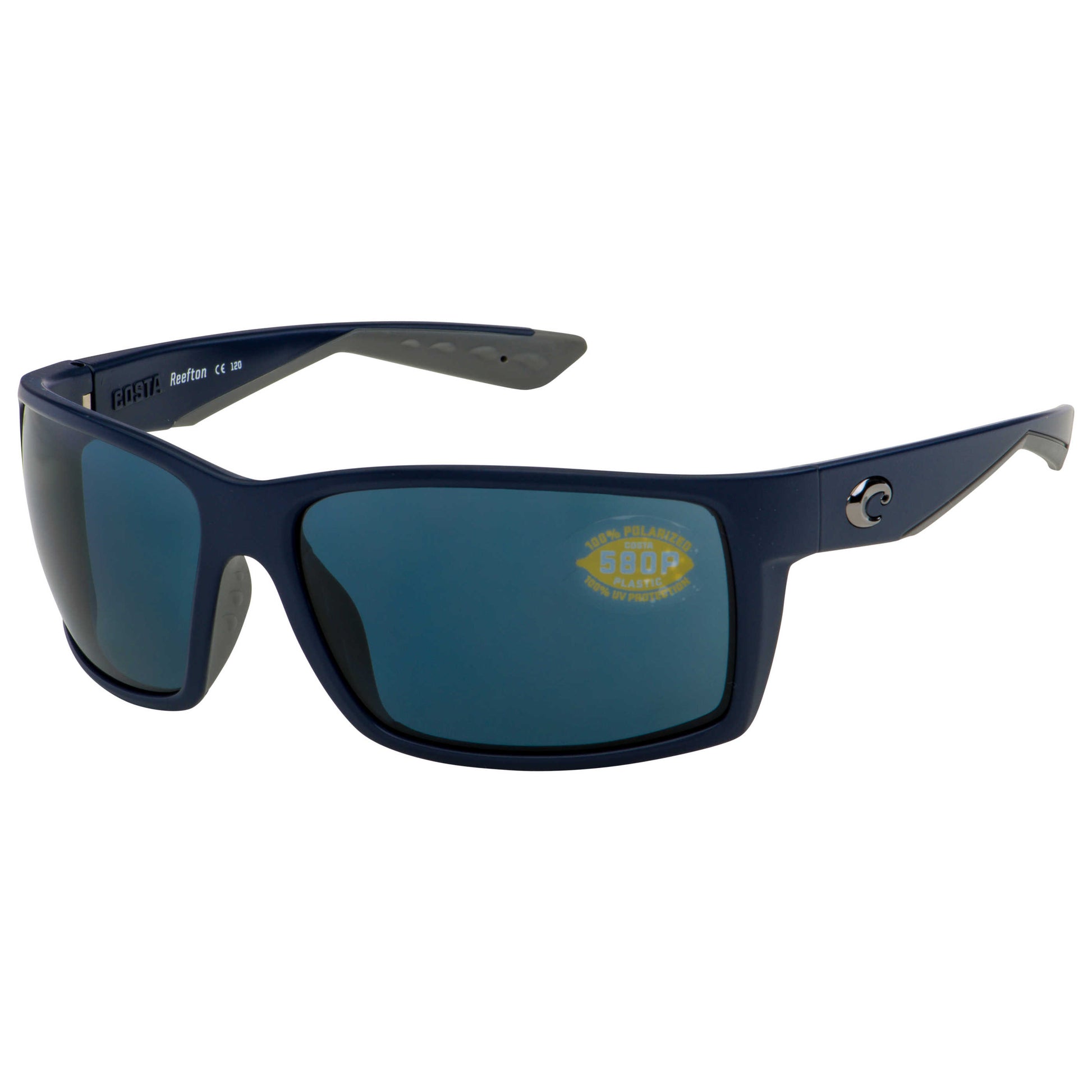Front view of Costa del Mar Reefton Men's Sunglasses RFT-75-OGP