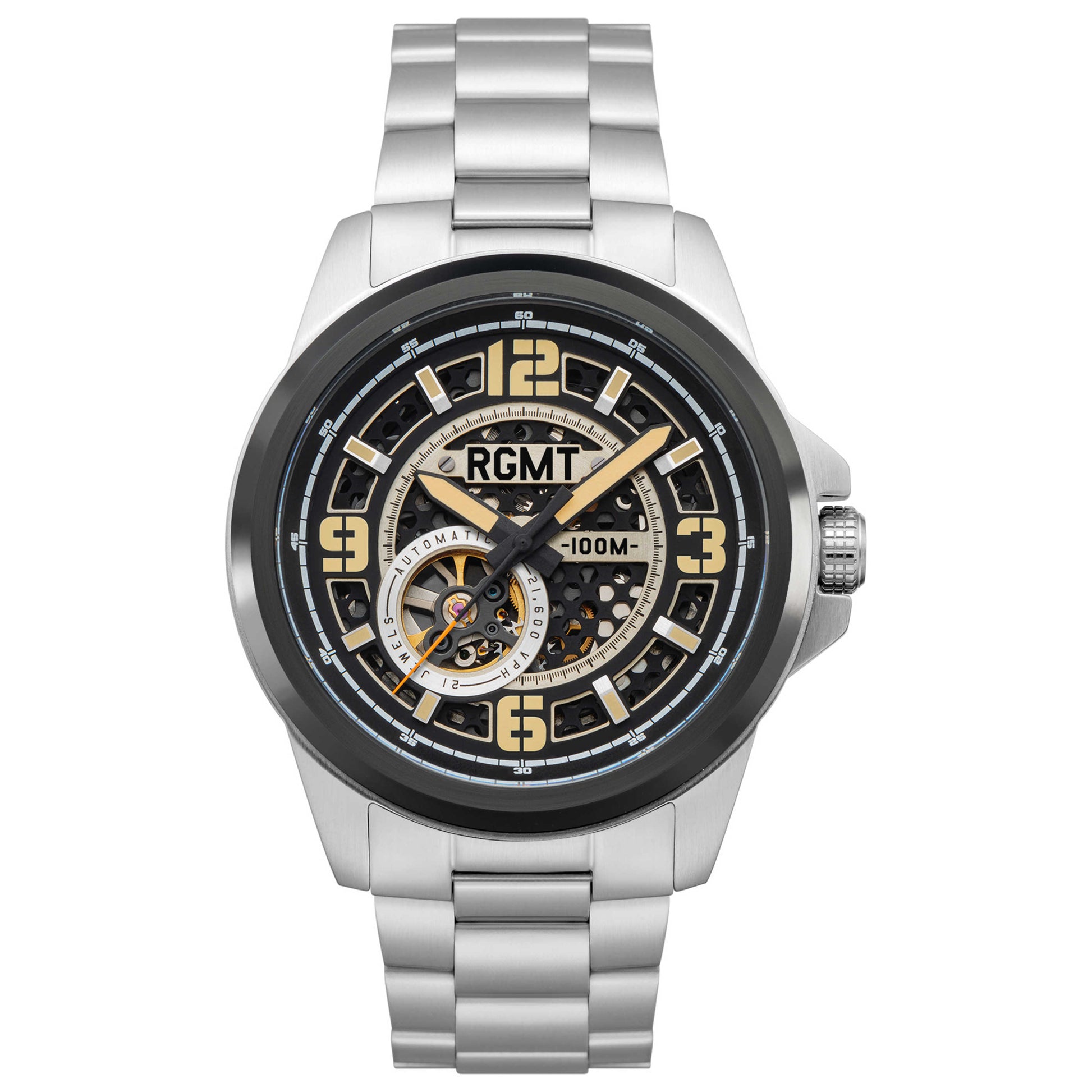 Front view of RGMT Artillery Men's Automatic Watch RG-8029-66