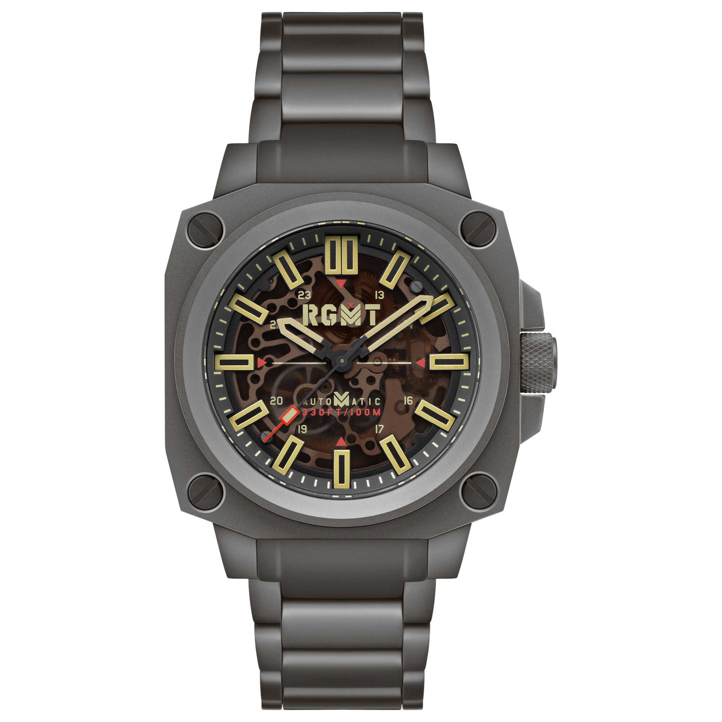 Front view of RGMT Altimeter Men's Automatic Watch RG-8033-55
