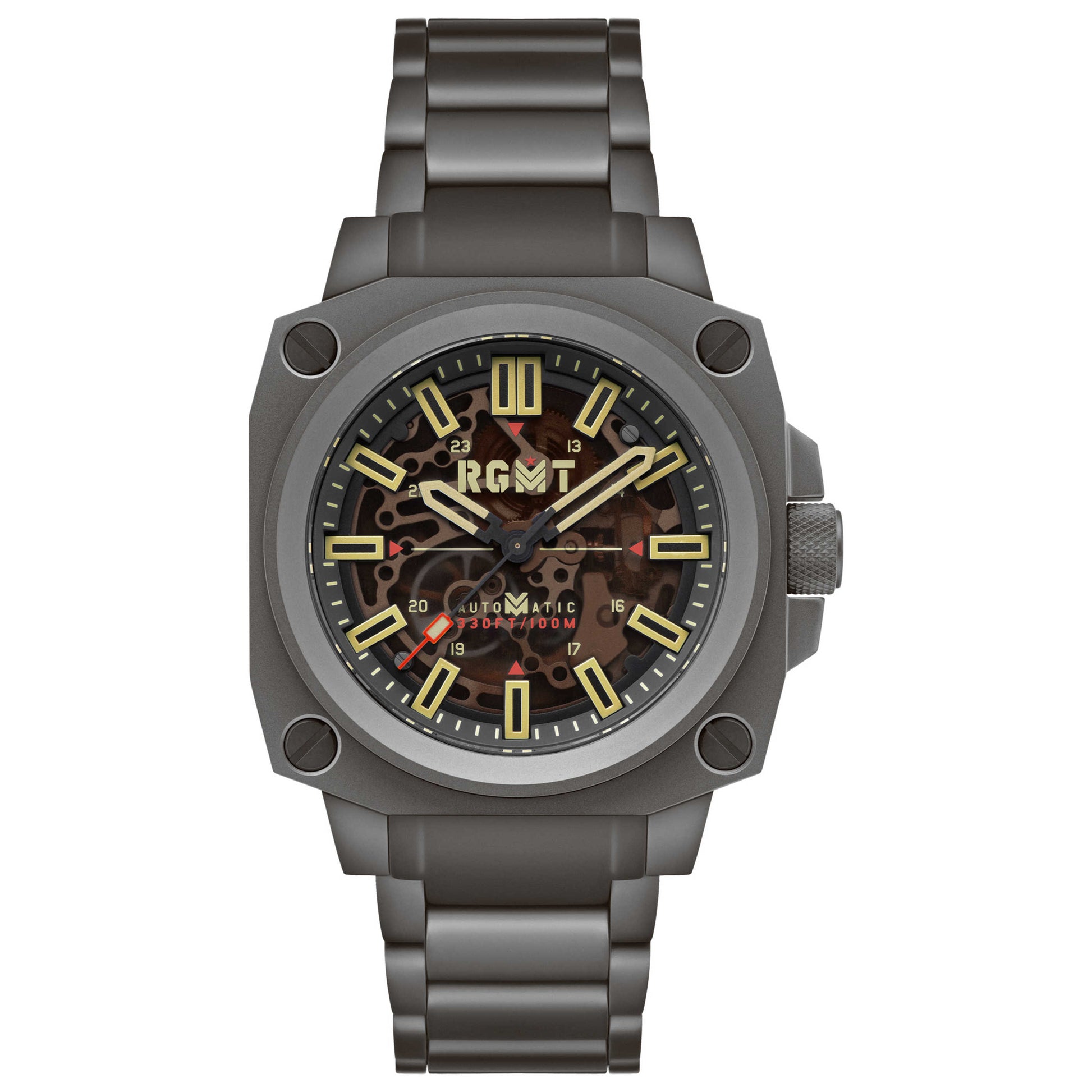 Front view of RGMT Altimeter Men's Automatic Watch RG-8033-55