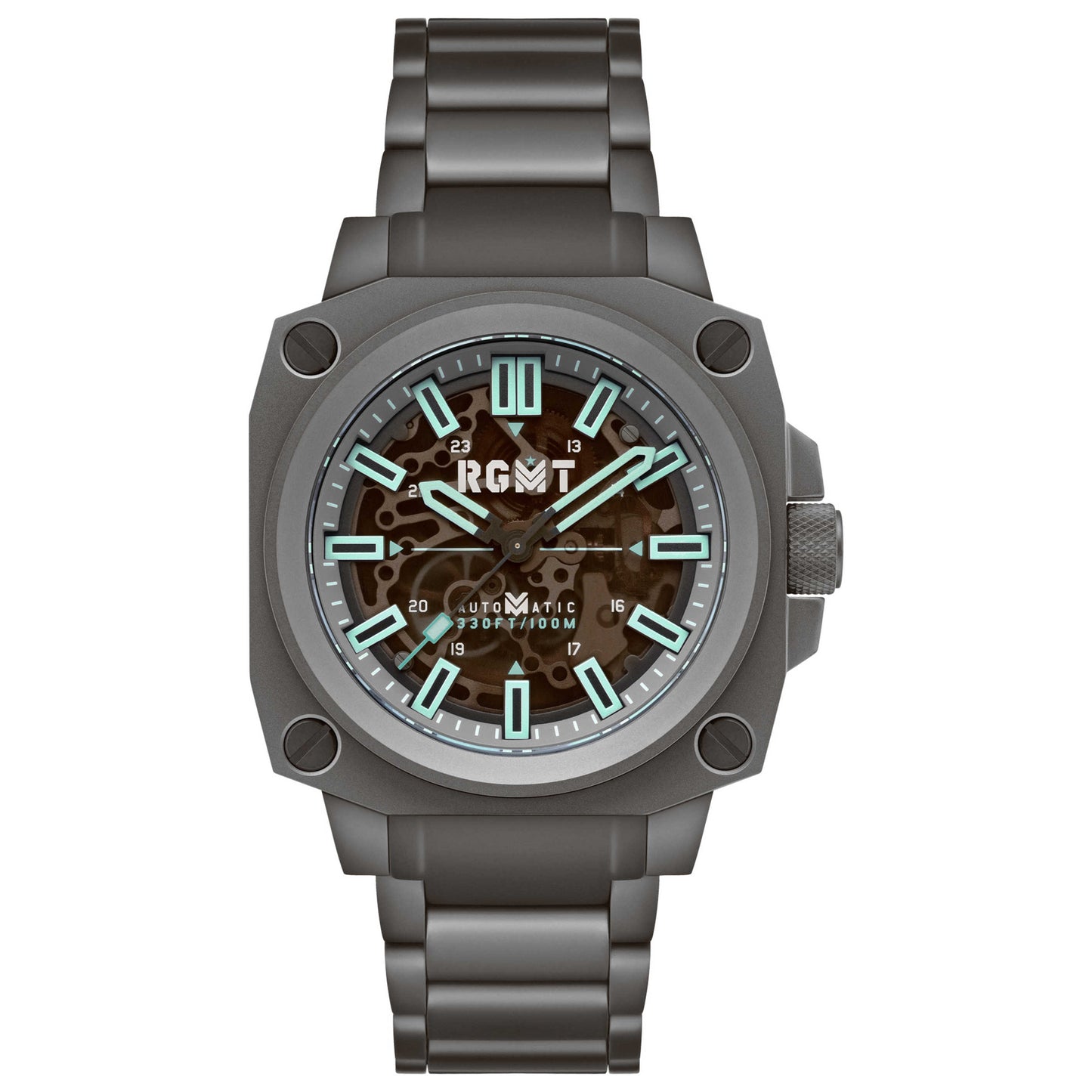 Front view of RGMT Altimeter Men's Automatic Watch RG-8033-77