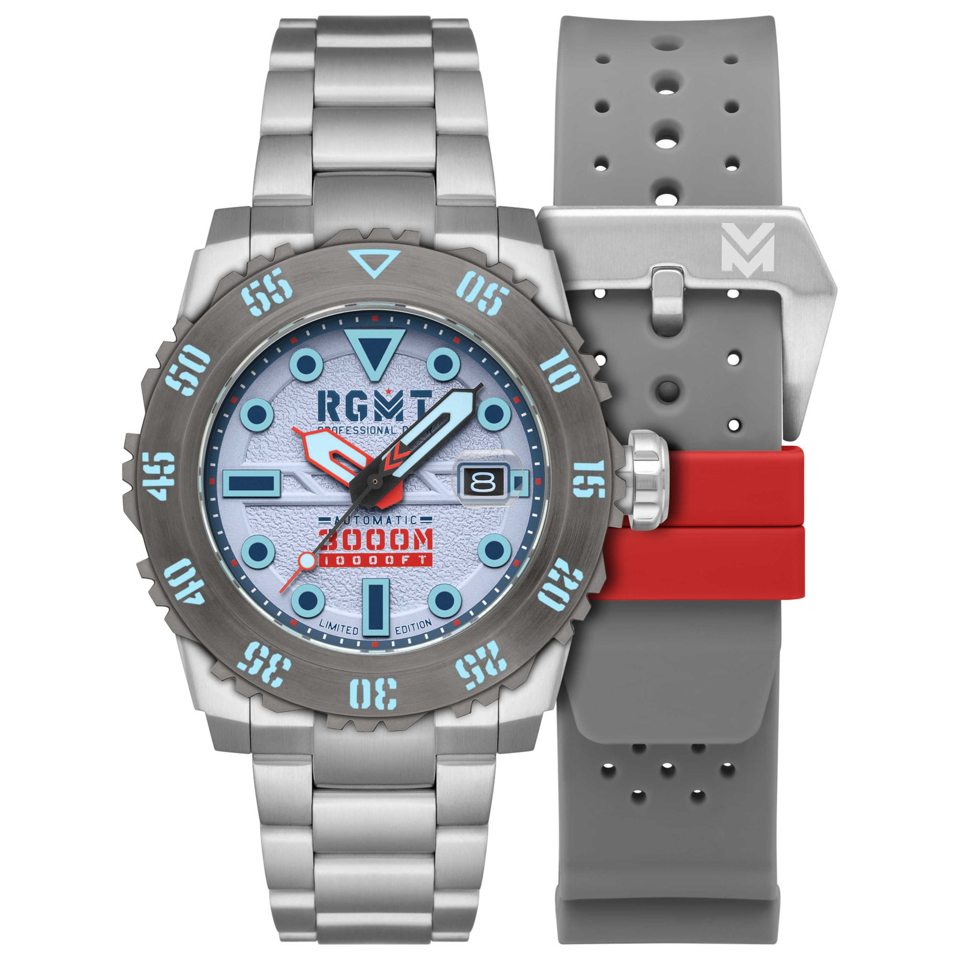 Front view of RGMT Ohio Men's Automatic Watch RG-8034-0L