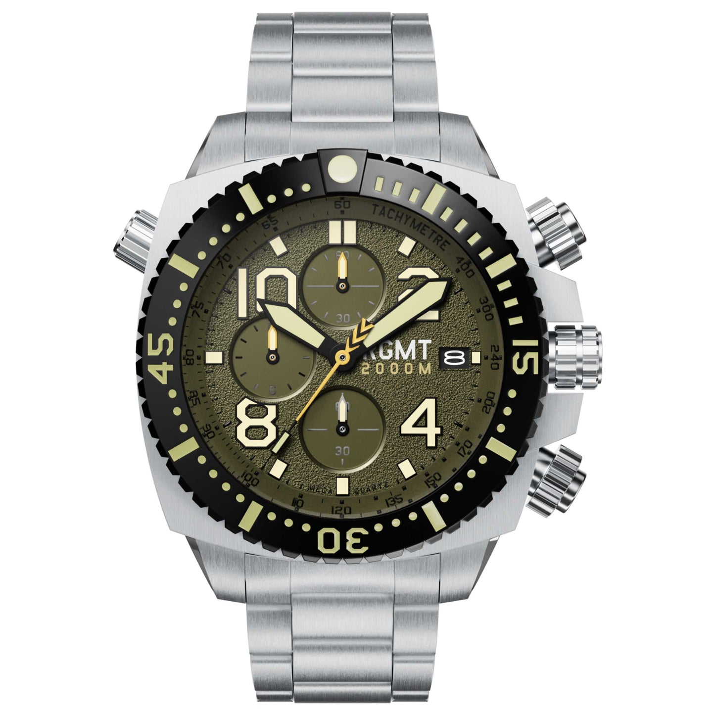 Front view of RGMT Demolition Men's Quartz Watch RG-8036-66