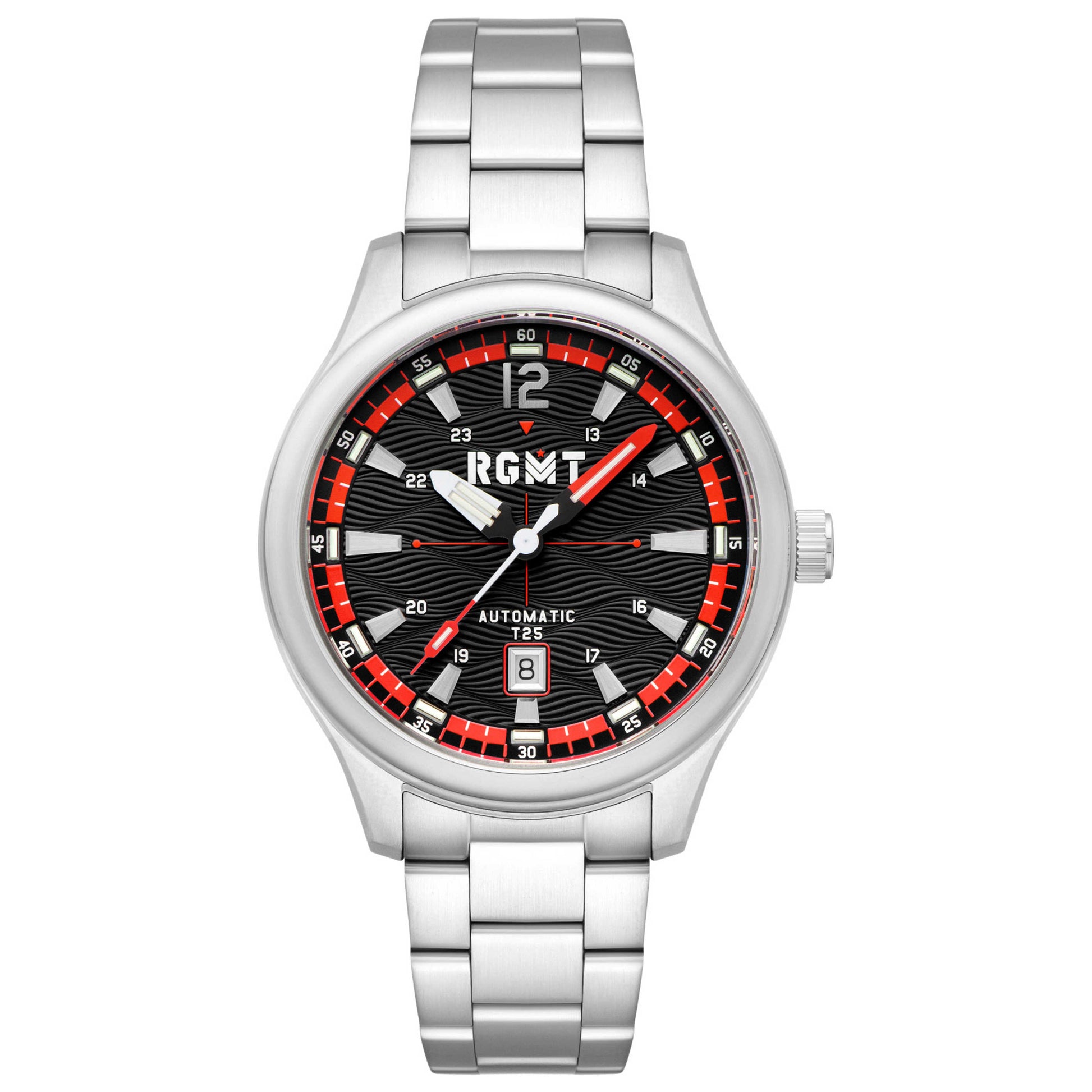 Front view of RGMT Tritium Men's Automatic Watch RG-8046-22