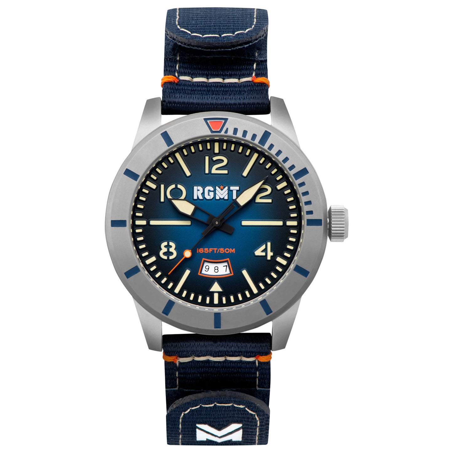 Front view of RGMT Military Men's Quartz Watch RG-8052-02