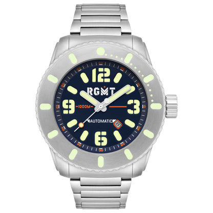 Front view of RGMT All Brite Men's Automatic Watch RG-8053-33