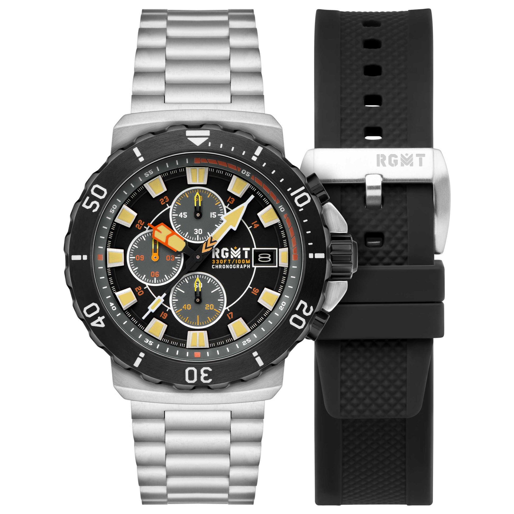 Front view of RGMT Trench Men's Quartz Watch RG-8058-11