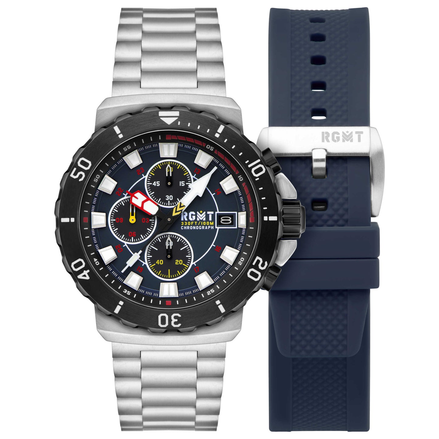 Front view of RGMT Trench Men's Quartz Watch RG-8058-22