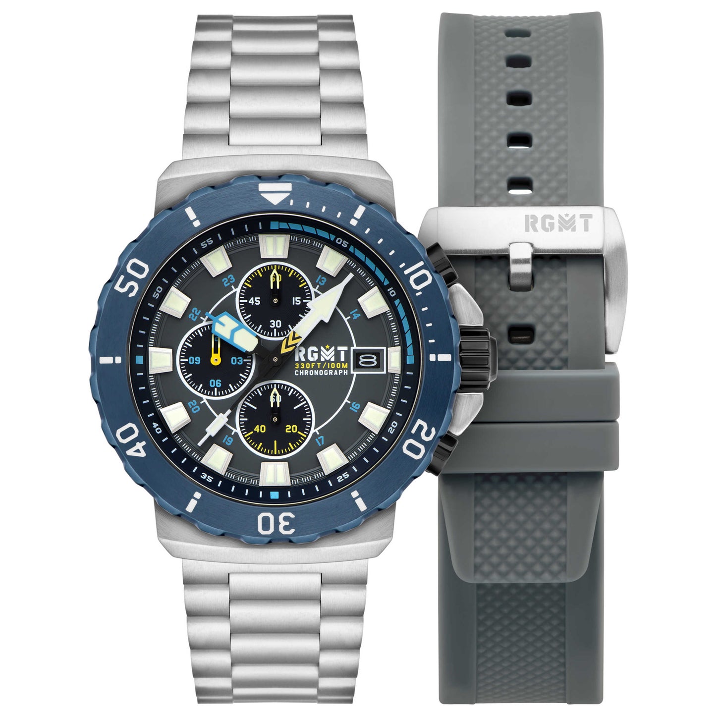 Front view of RGMT Trench Men's Quartz Watch RG-8058-33