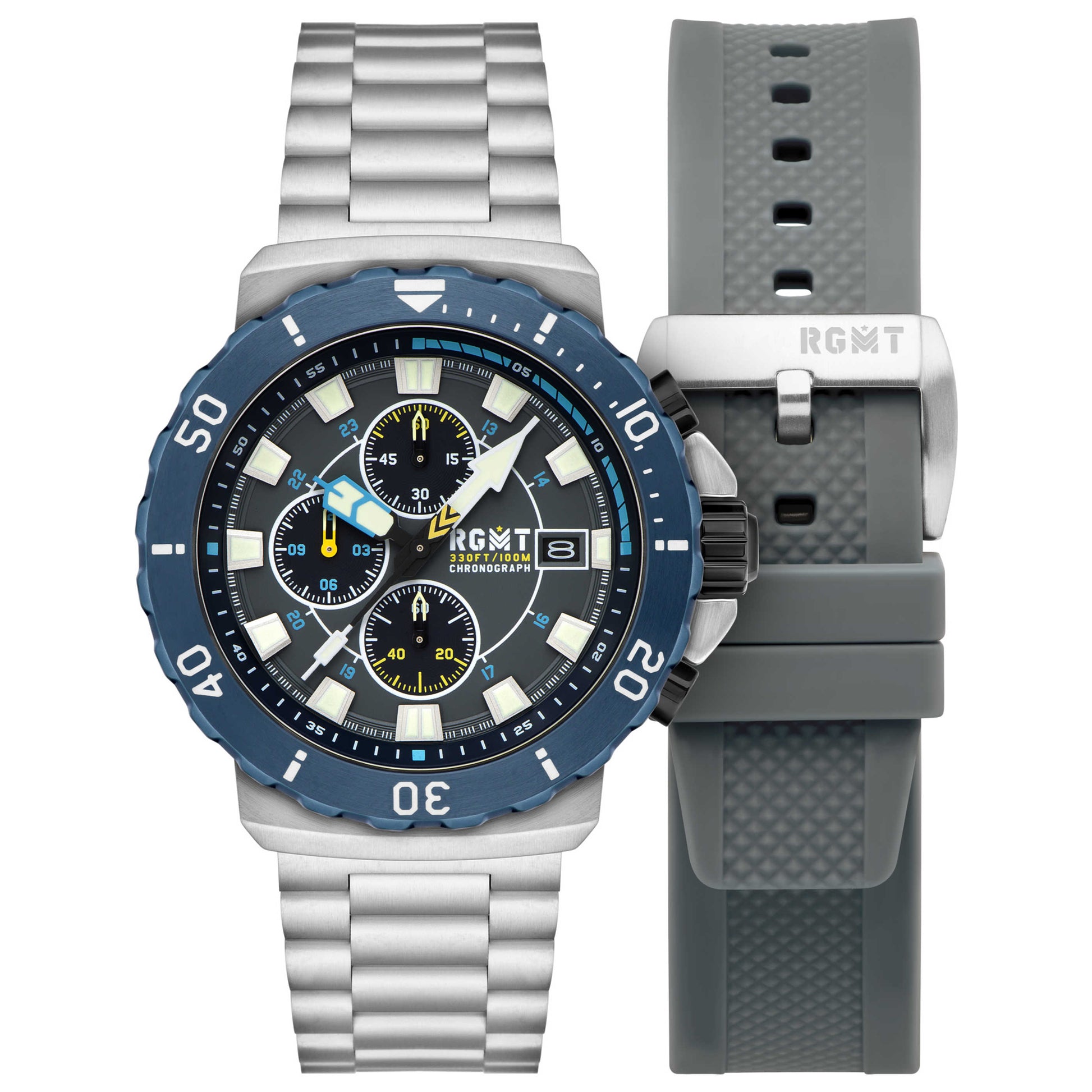 Front view of RGMT Trench Men's Quartz Watch RG-8058-33