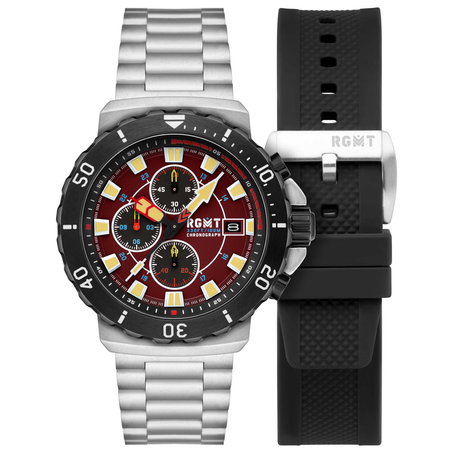 Front view of RGMT Trench Men's Quartz Watch RG-8058-55