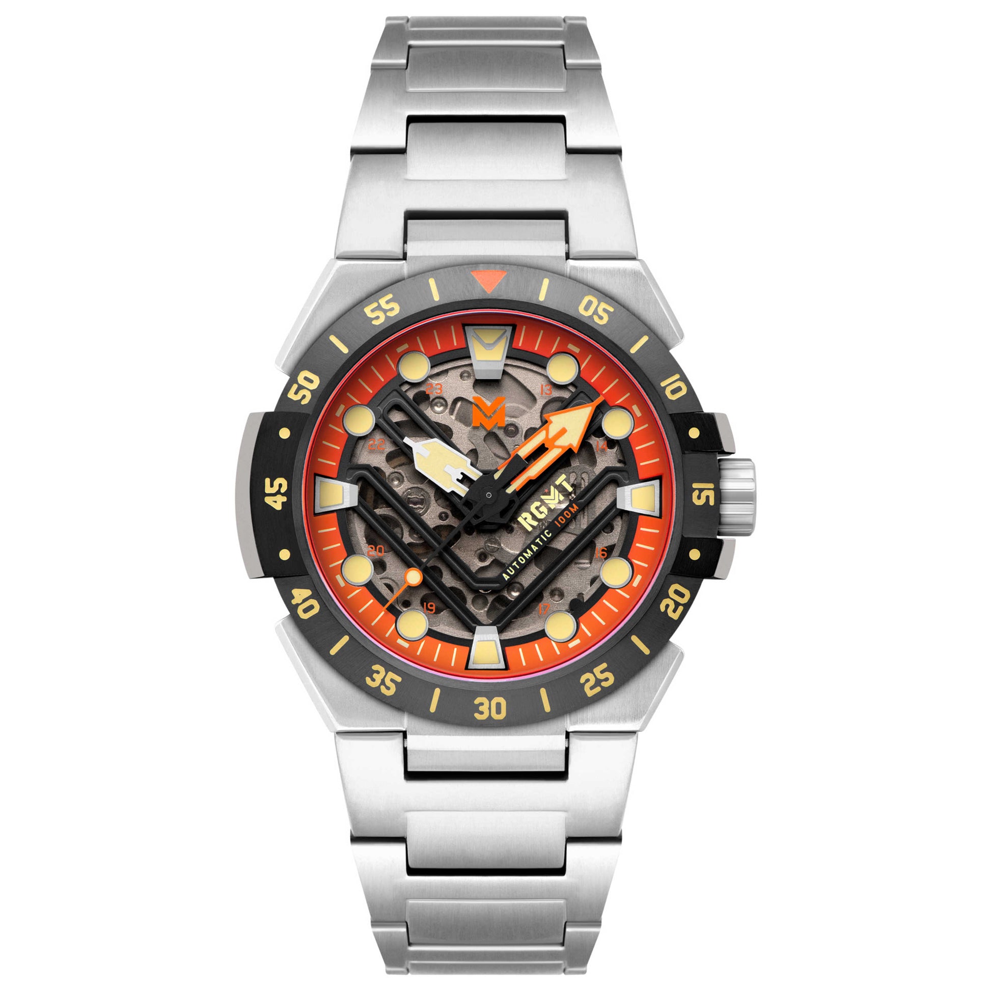 Front view of RGMT Himars Men's Automatic Watch RG-8063-55