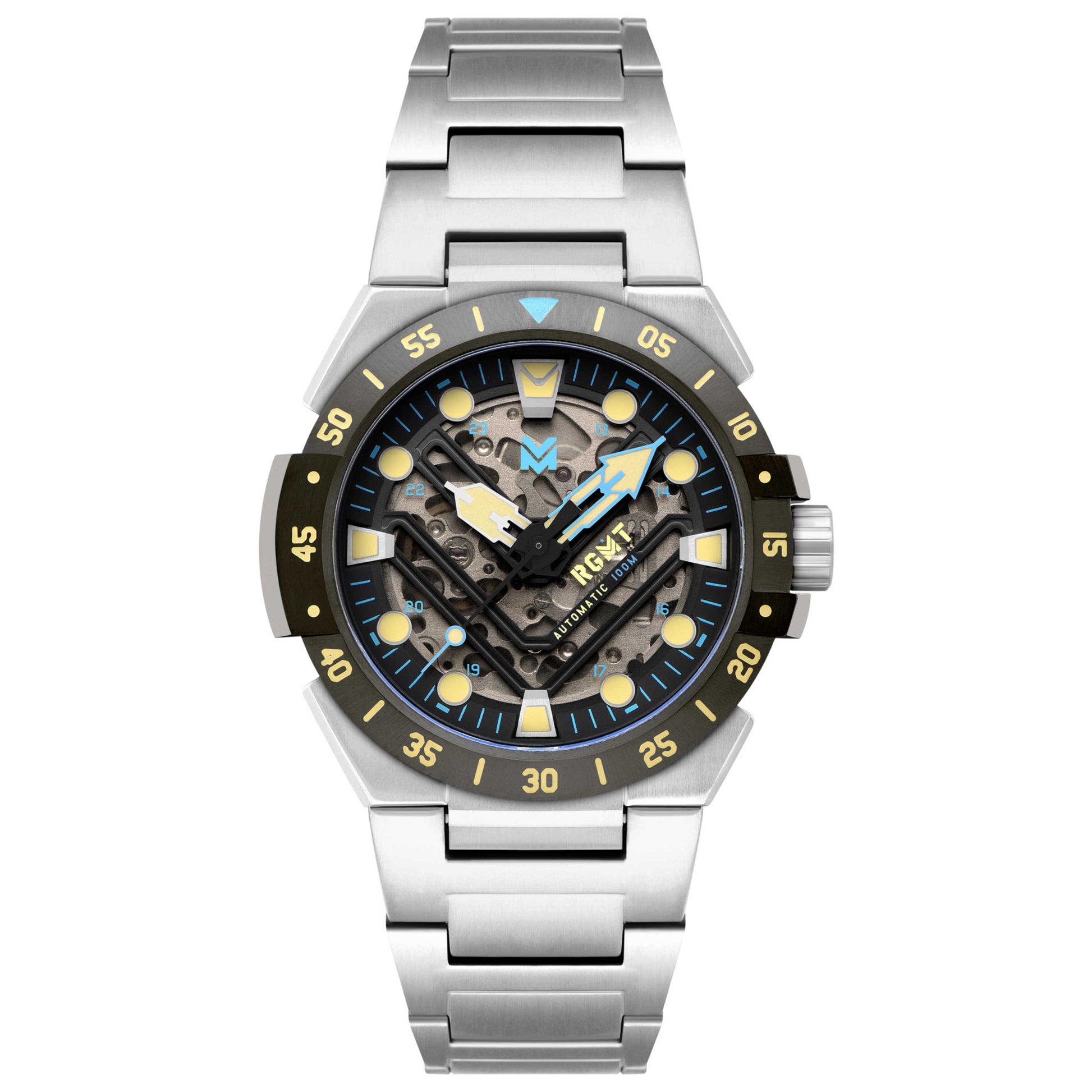 Front view of RGMT Himars Men's Automatic Watch RG-8063-66