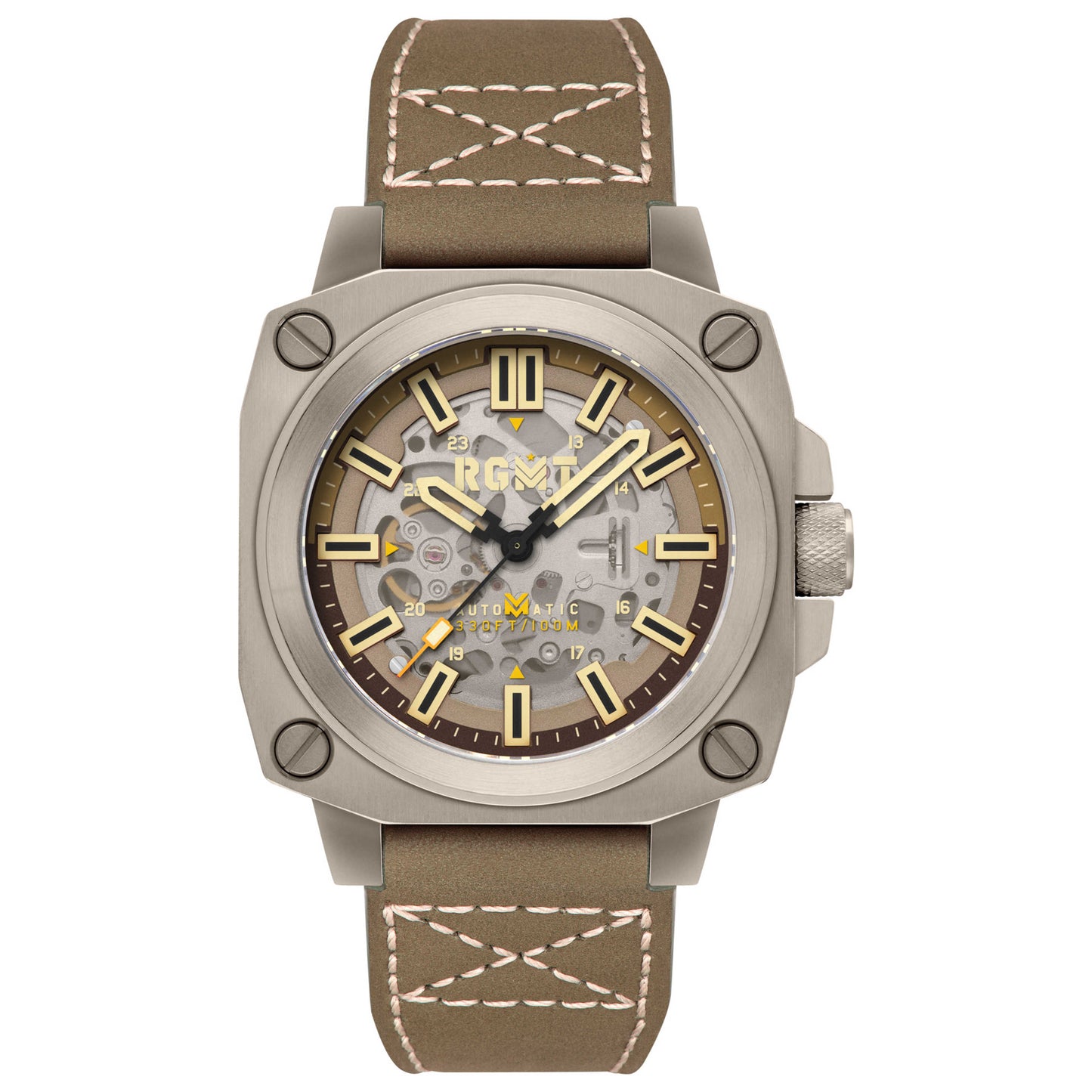 Front view of RGMT Altimeter Men's Automatic Watch RG-8064-04