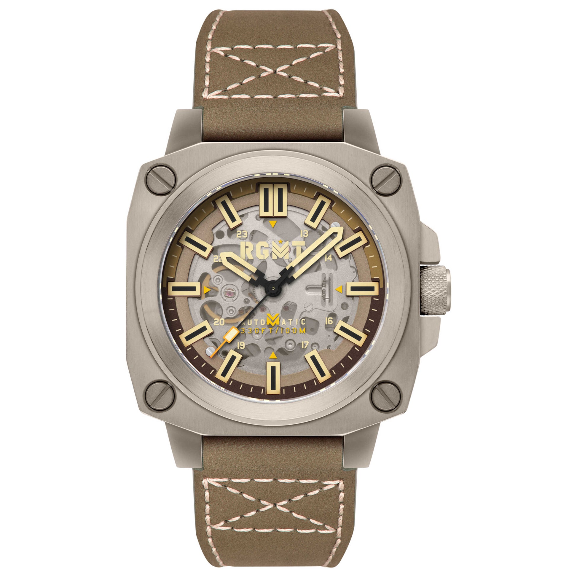 Front view of RGMT Altimeter Men's Automatic Watch RG-8064-04