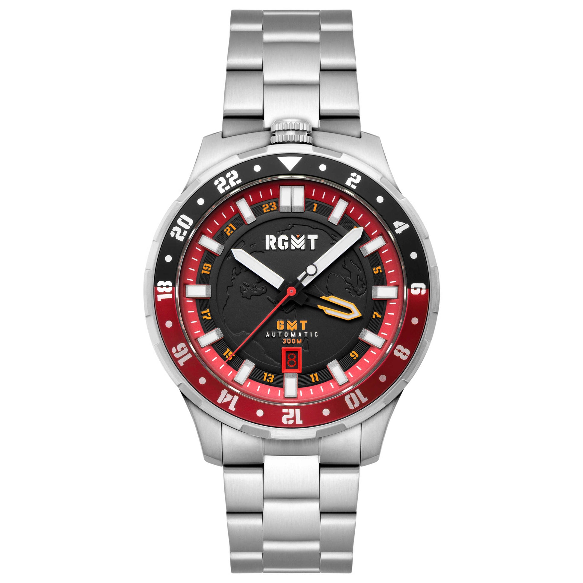 Front view of RGMT Globemaster Men's Automatic Watch RG-8067-22