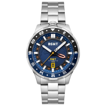 Front view of RGMT Globemaster Men's Automatic Watch RG-8067-44