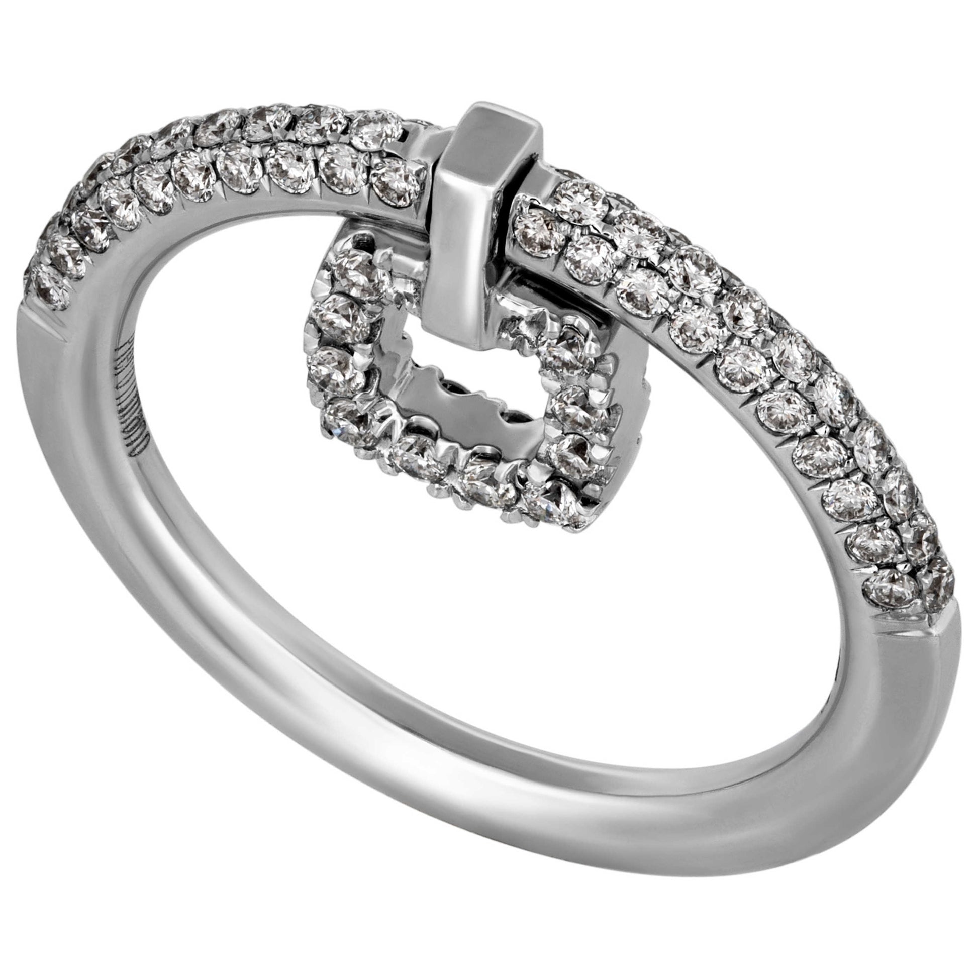 Front view of Piero Milano Elegant Women's Ring RIDI-102328-338