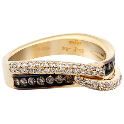 Front view of Piero Milano Elegant Women's Ring RIDI-102448-416