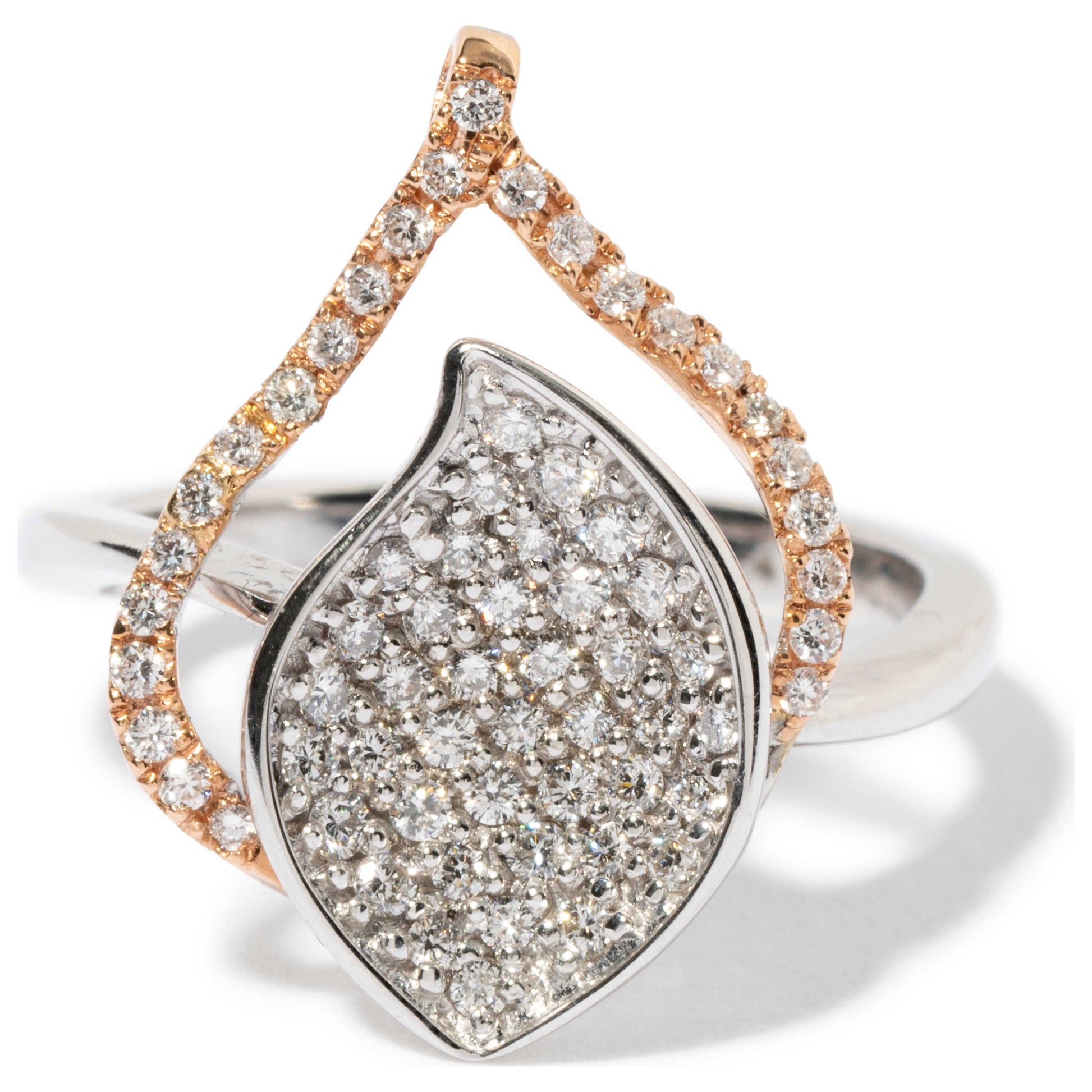 Front view of Piero Milano Elegant Women's Ring RIDI-109431-438